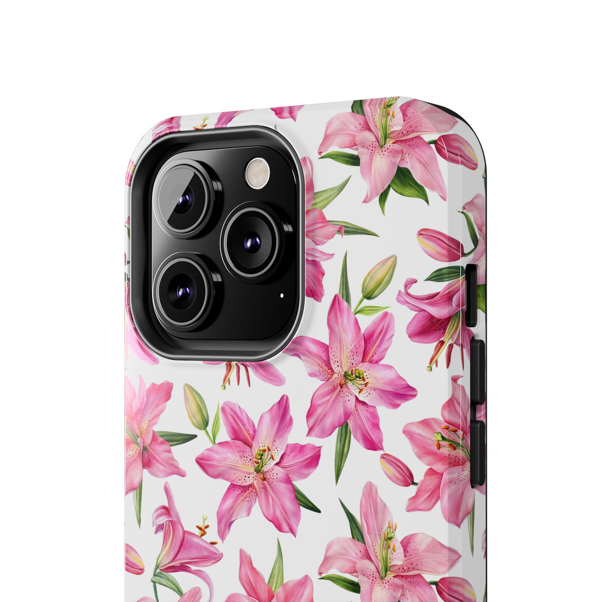 STUBBIE Phone Case for Apple iPhone - Pink Lily Flower Phone Case
