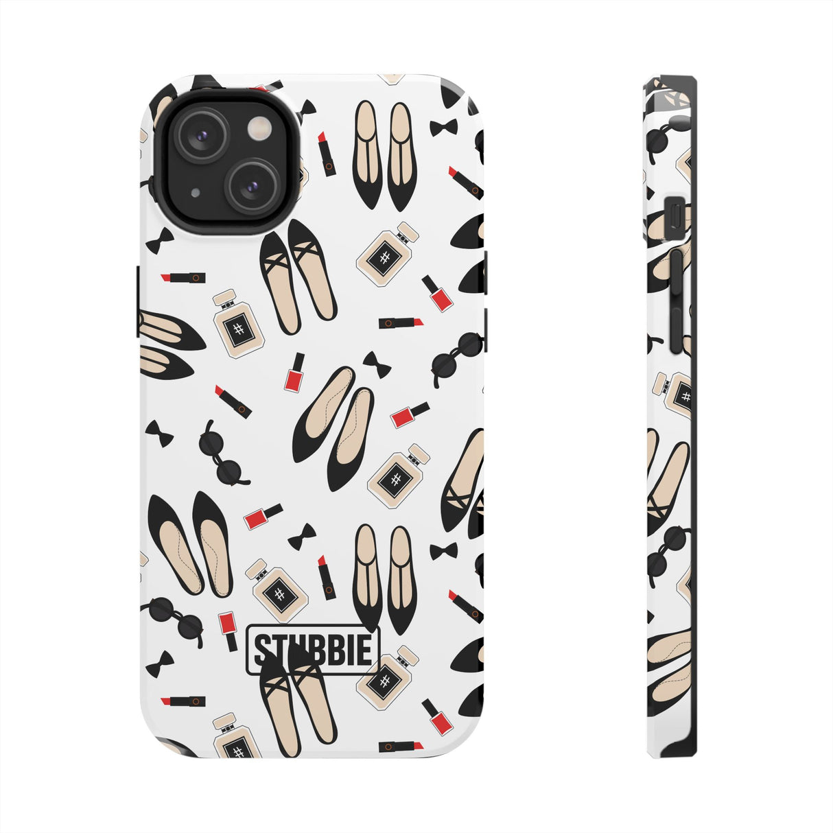 STUBBIE Phone Case for Apple iPhone - Heels And Lipstick Stubbie