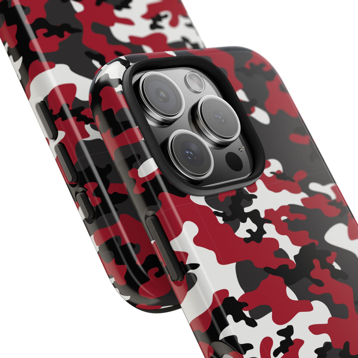 STUBBIE Phone Case for Apple iPhone - Red Camo Phone Case