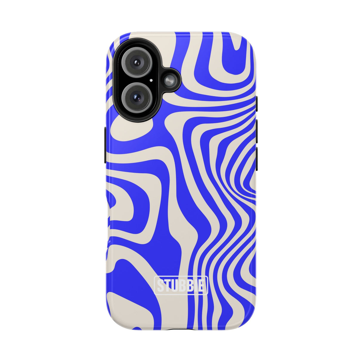 STUBBIE Phone Case for Apple iPhone - Crazy Blue Phone Case