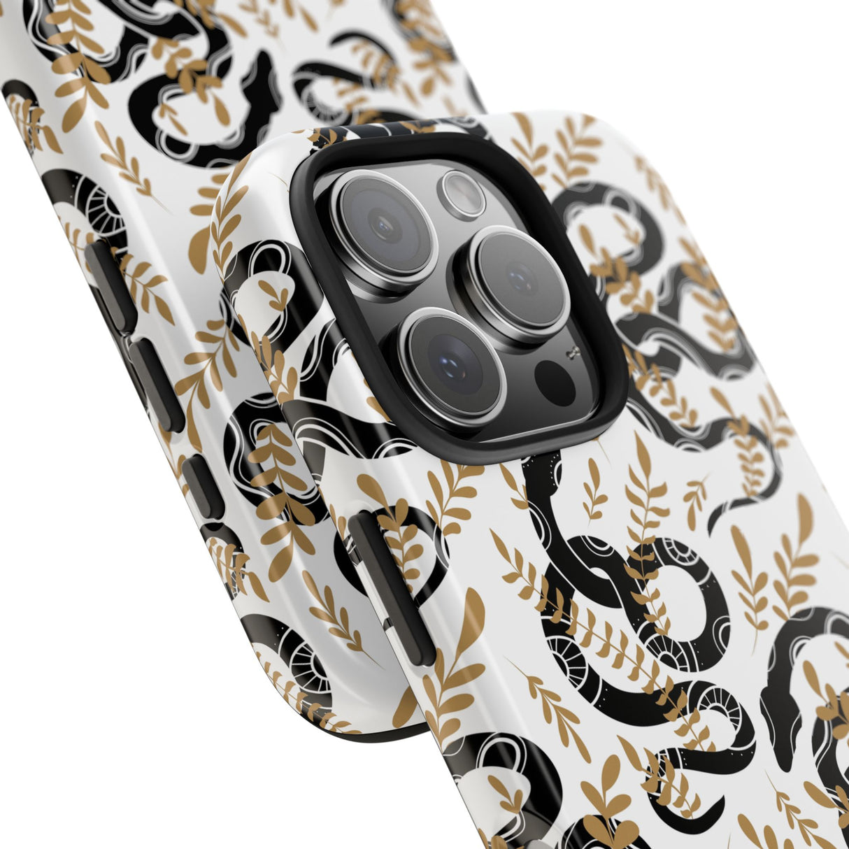STUBBIE Phone Case for Apple iPhone - Black Snake Phone Case