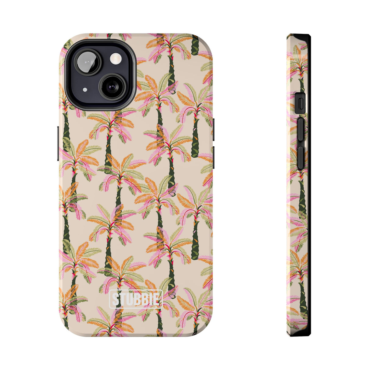 STUBBIE Phone Case for Apple iPhone - Pink Palm Stubbie