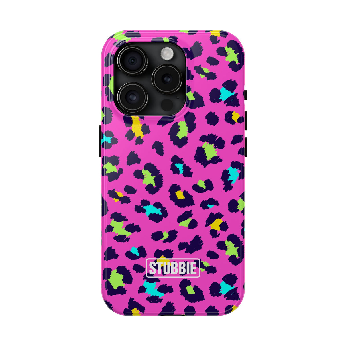 STUBBIE Phone Case for Apple iPhone - Disco Leopard Stubbie