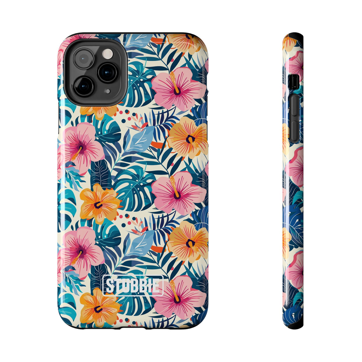 STUBBIE Phone Case for Apple iPhone - Jungle Fauna Stubbie