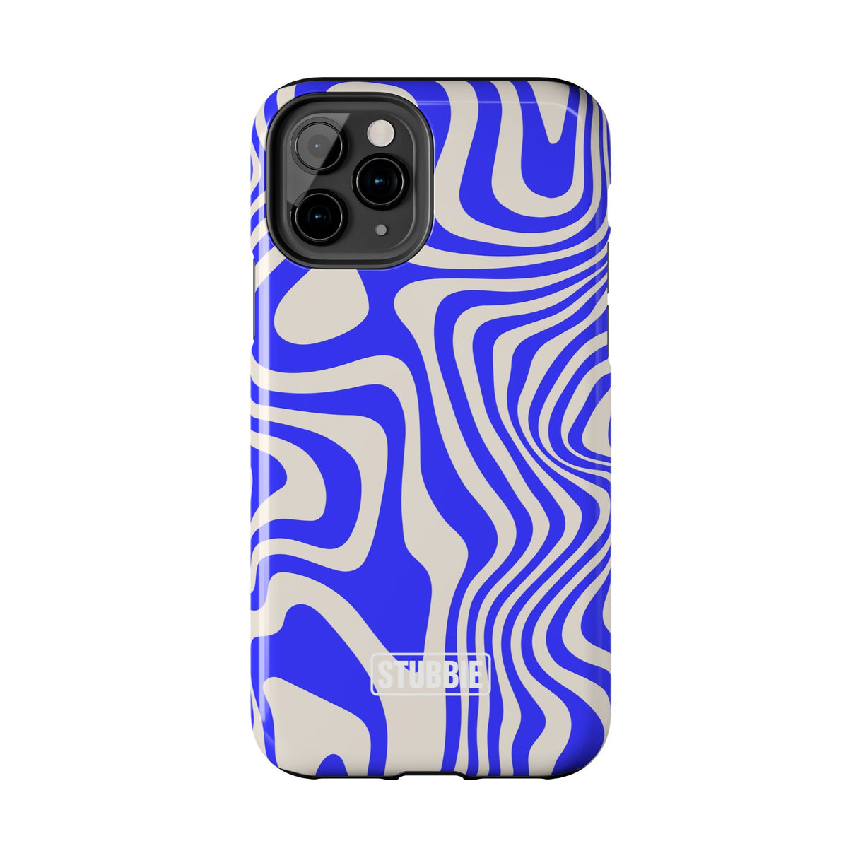 STUBBIE Phone Case for Apple iPhone - Crazy Blue Phone Case