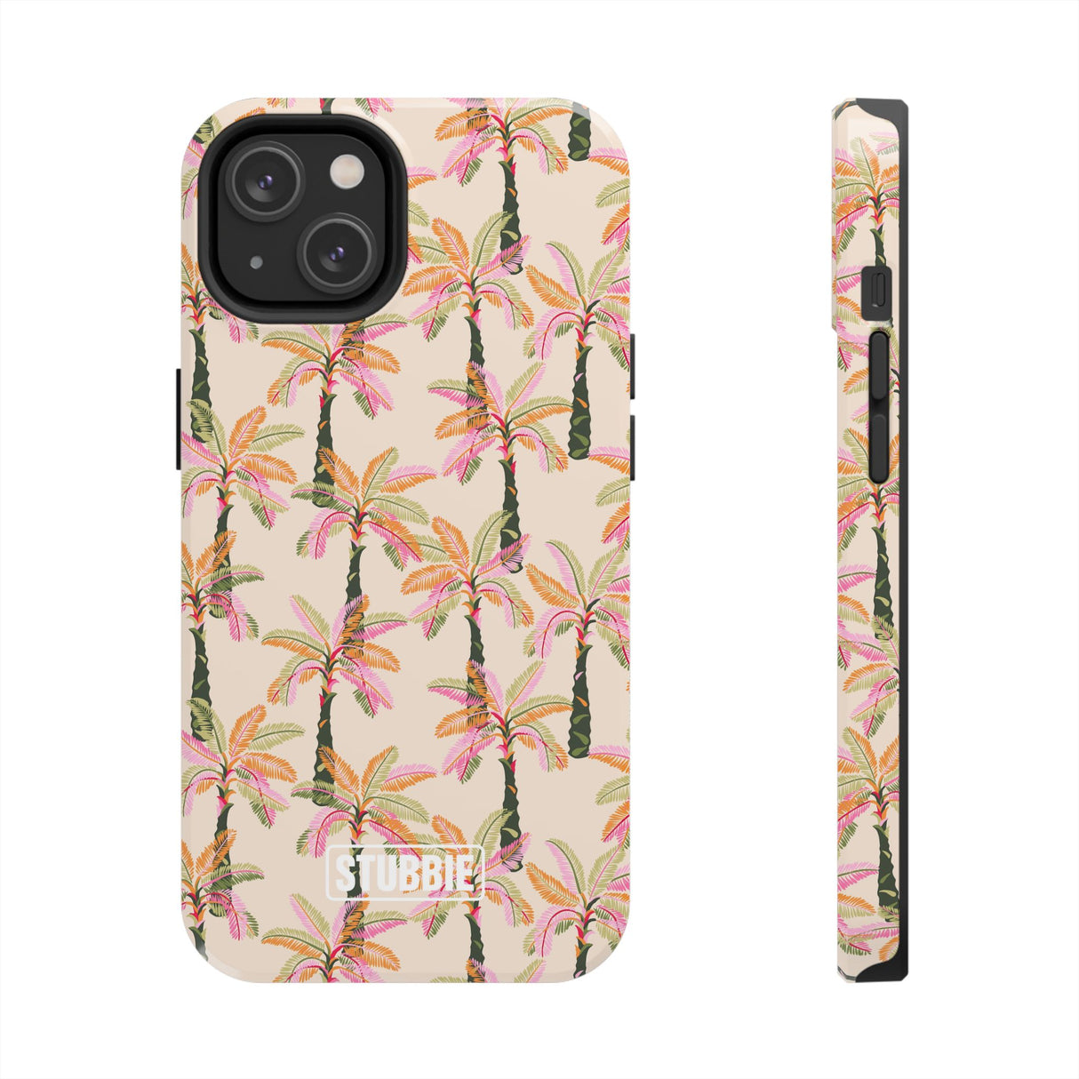 STUBBIE Phone Case for Apple iPhone - Pink Palm Stubbie