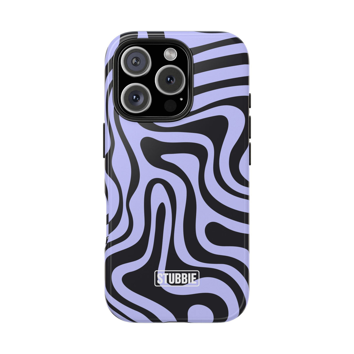 STUBBIE Phone Case for Apple iPhone - Crazy Zebra Stubbie