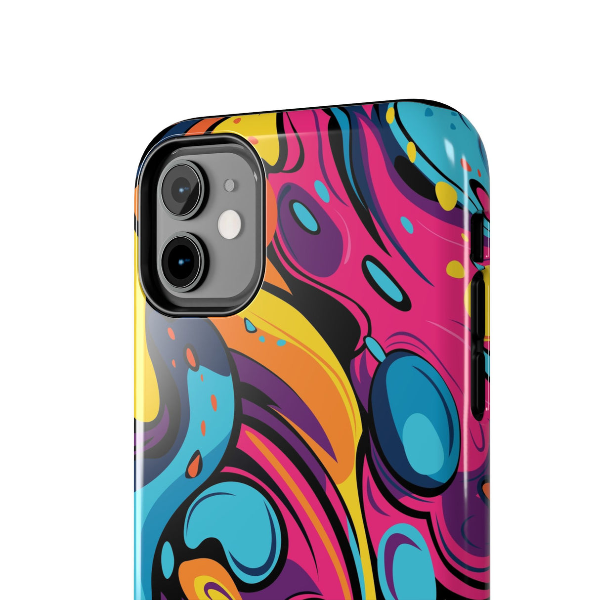 STUBBIE Phone Case for Apple iPhone - Messy Bright Paint Phone Case