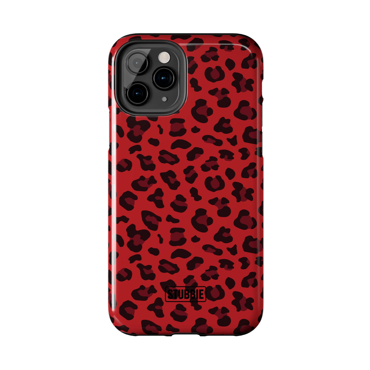 STUBBIE Phone Case for Apple iPhone - Red Leopard Phone Case