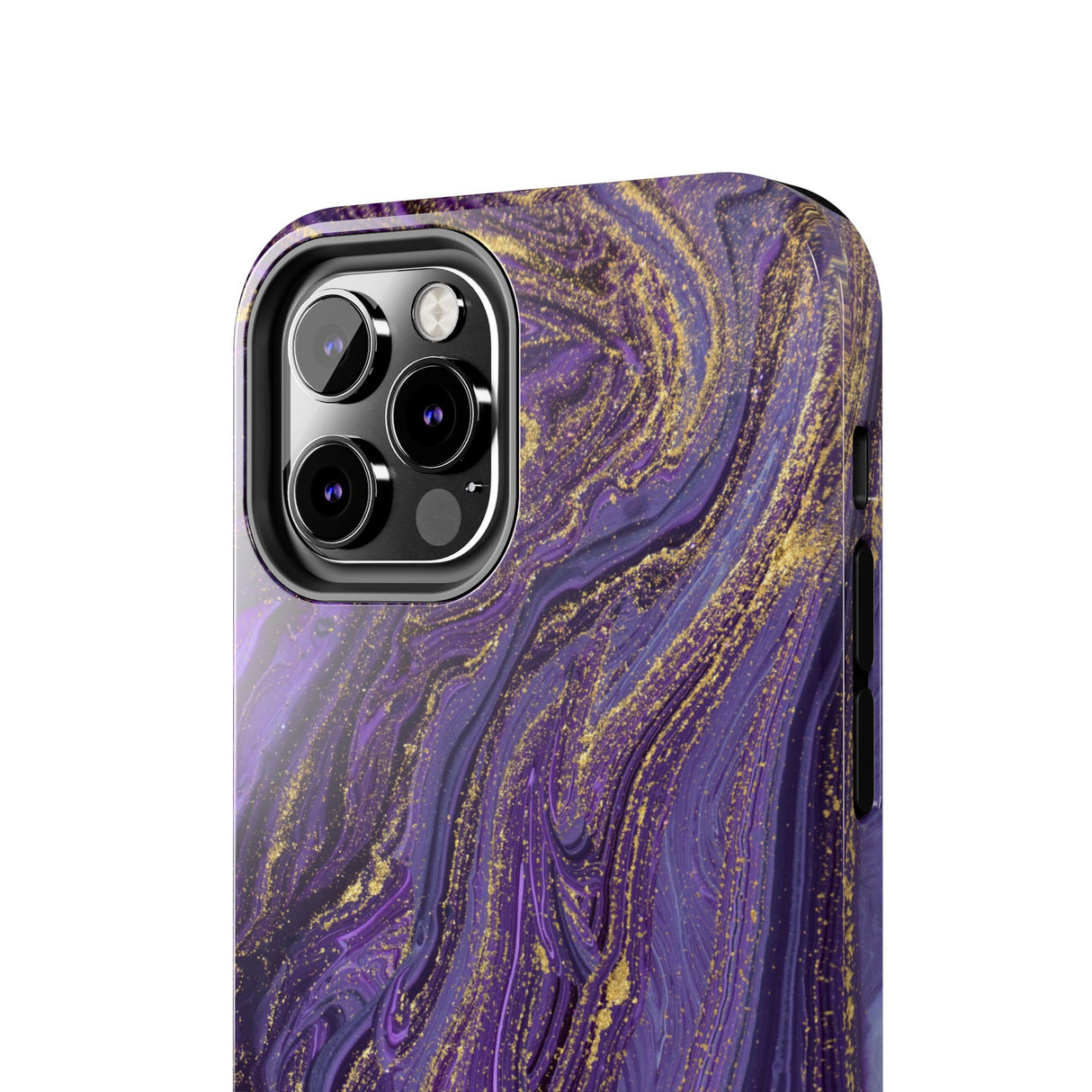 STUBBIE Phone Case for Apple iPhone - Purple Marble Phone Case