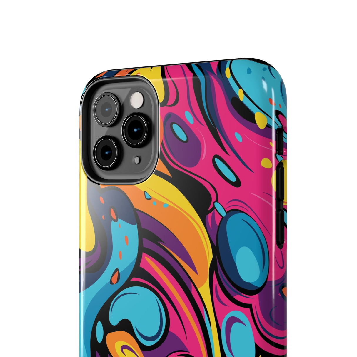 STUBBIE Phone Case for Apple iPhone - Messy Bright Paint Phone Case
