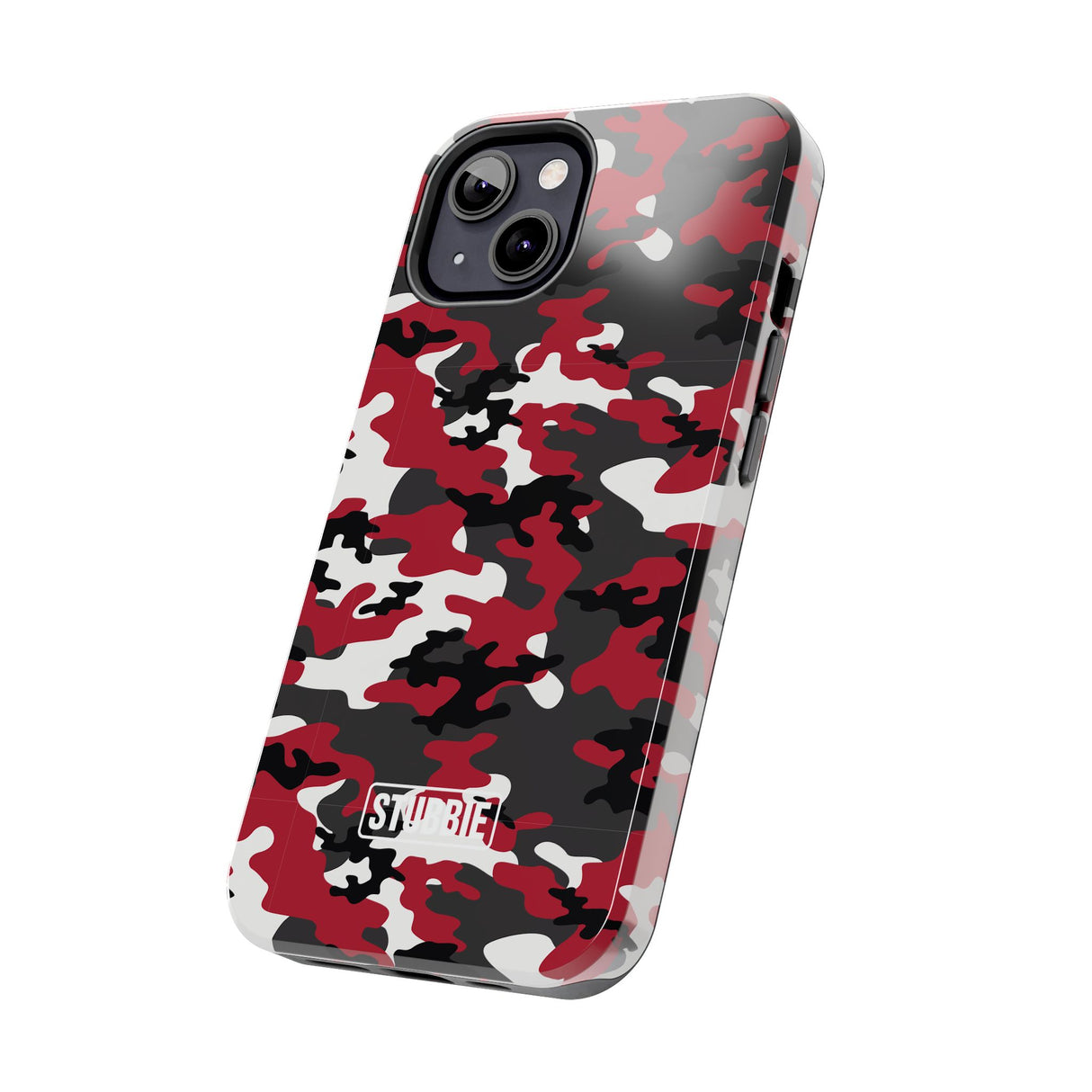 STUBBIE Phone Case for Apple iPhone - Red Camo Phone Case