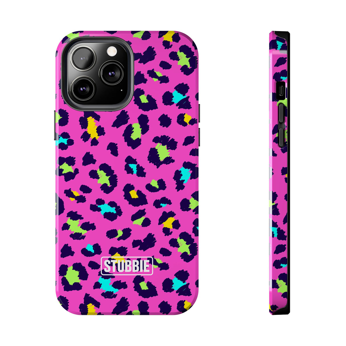 STUBBIE Phone Case for Apple iPhone - Disco Leopard Stubbie