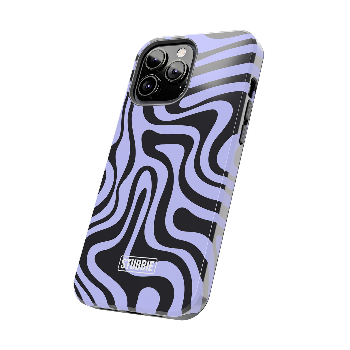 STUBBIE Phone Case for Apple iPhone - Crazy Zebra Stubbie