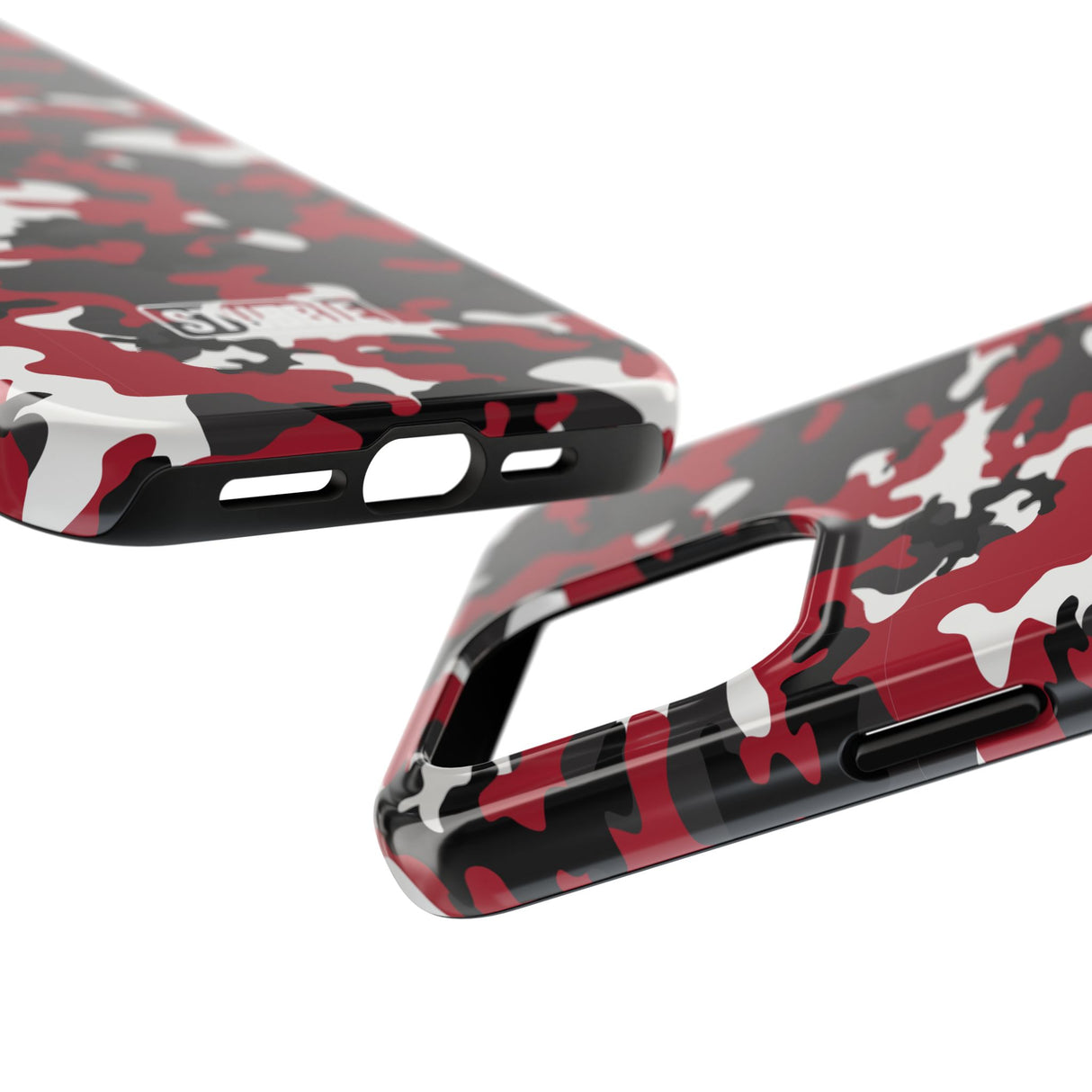 STUBBIE Phone Case for Apple iPhone - Red Camo Phone Case