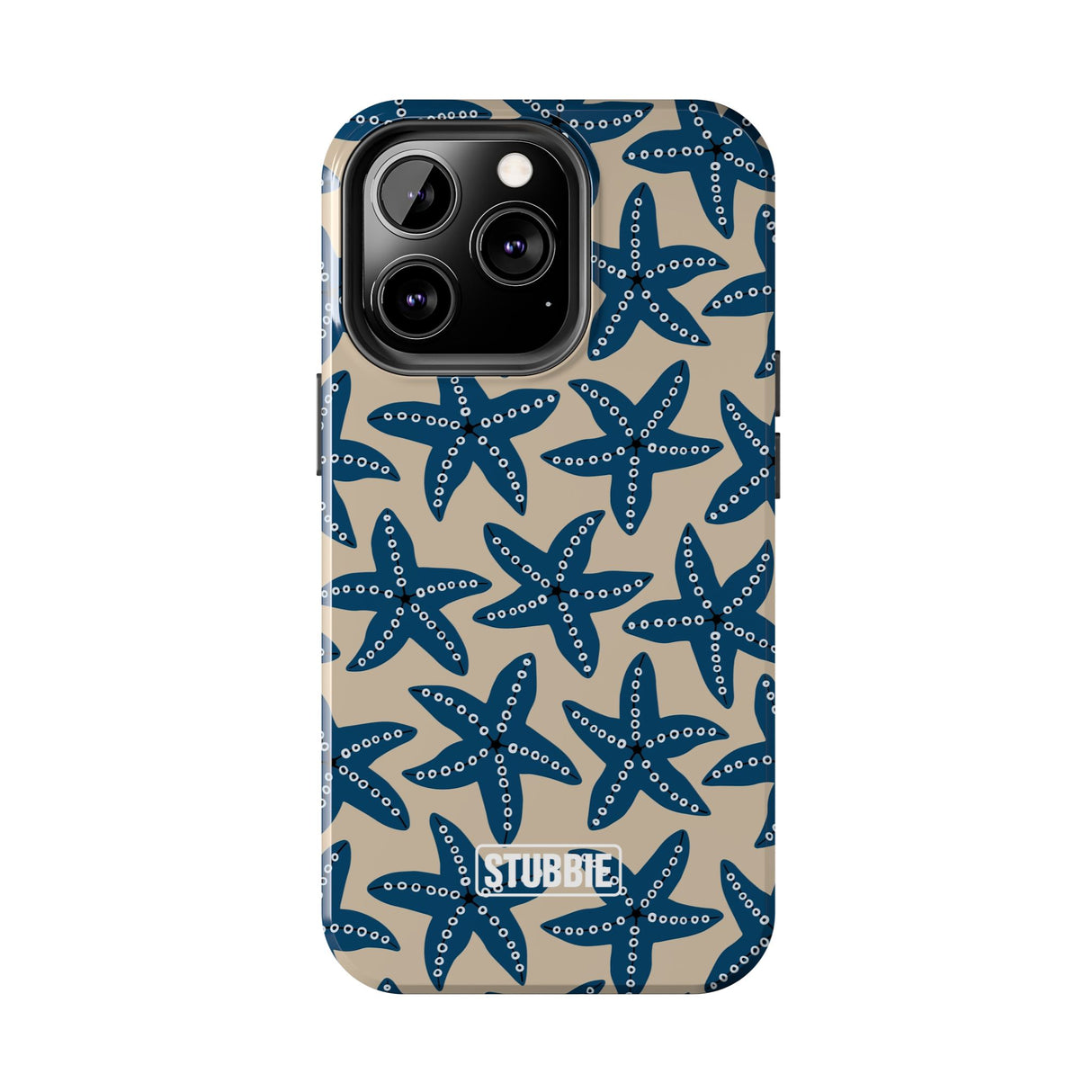 STUBBIE Phone Case for Apple iPhone - Blue Starfish Stubbie