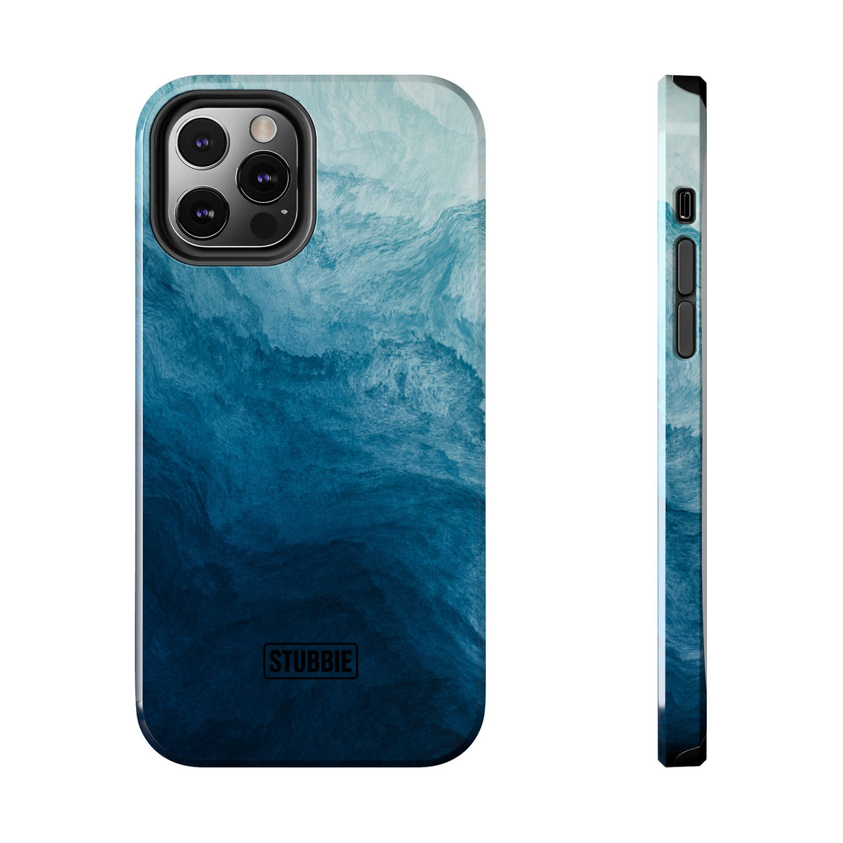 STUBBIE Phone Case for Apple iPhone - Blue Marble Phone Case