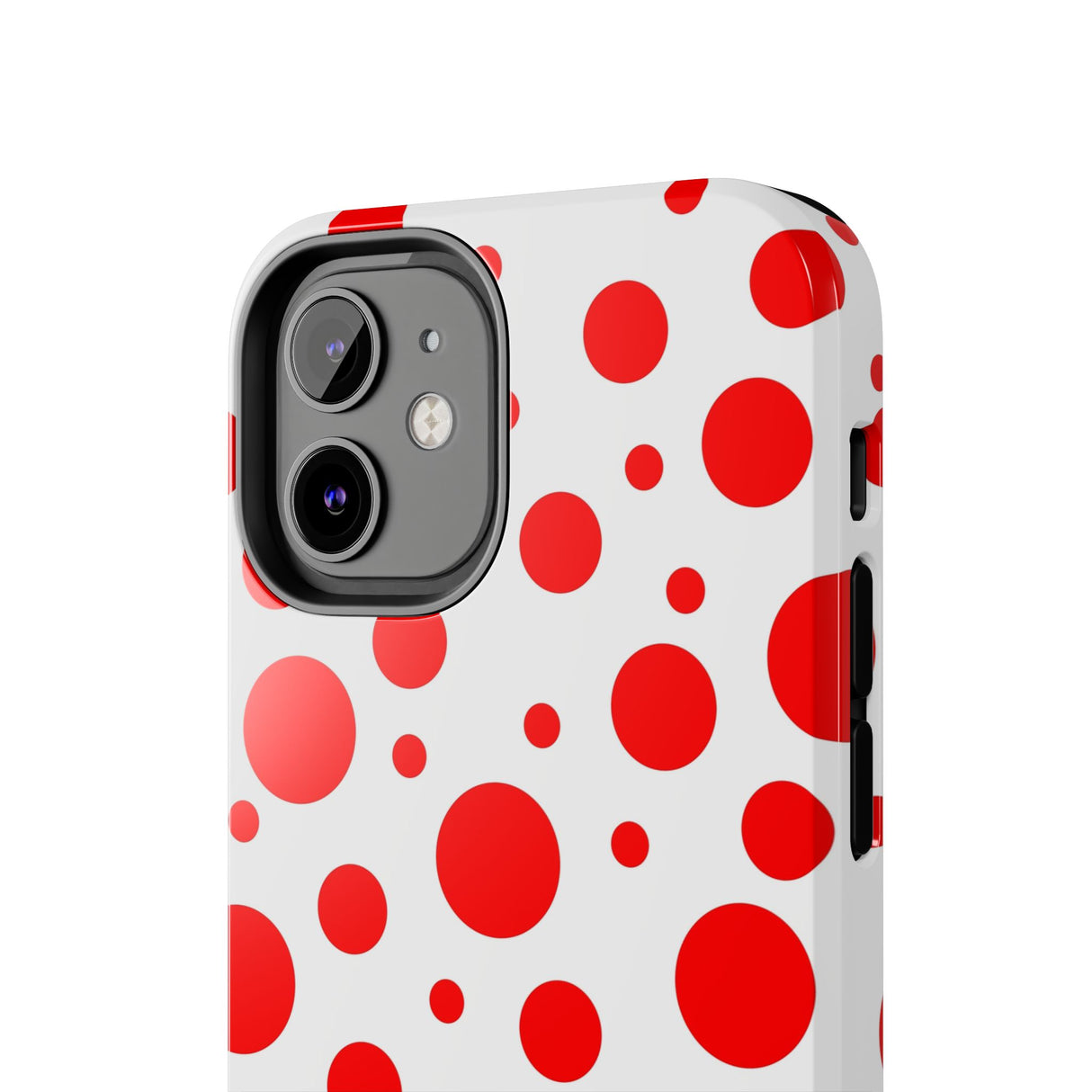 STUBBIE Phone Case for Apple iPhone - Red Polka Dot Phone Case