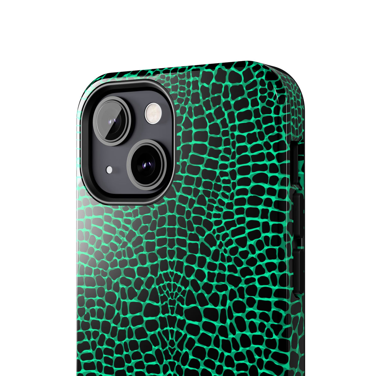 STUBBIE Phone Case for Apple iPhone - Green Croc Phone Case