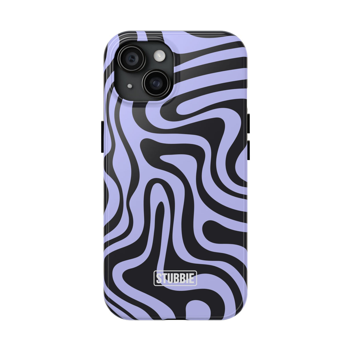 STUBBIE Phone Case for Apple iPhone - Crazy Zebra Stubbie