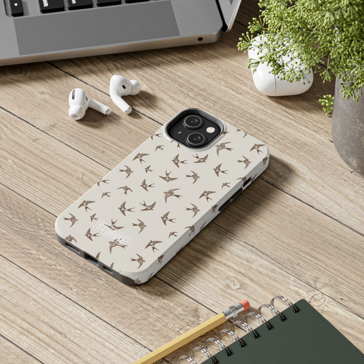 STUBBIE Phone Case for Apple iPhone - Bird Flying Phone Case