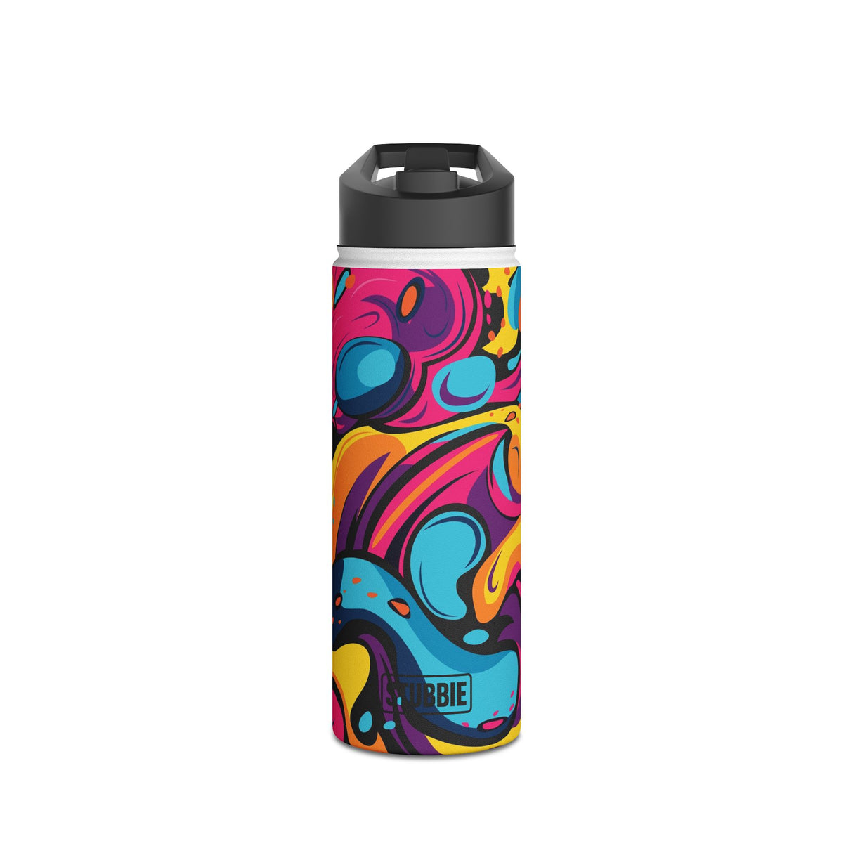 Messy Bright Paint Stainless Steel Water Bottle