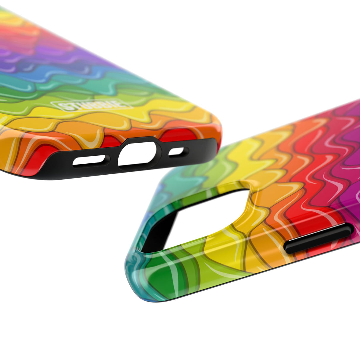 STUBBIE Phone Case for Apple iPhone - Rainbow Cake Phone Case