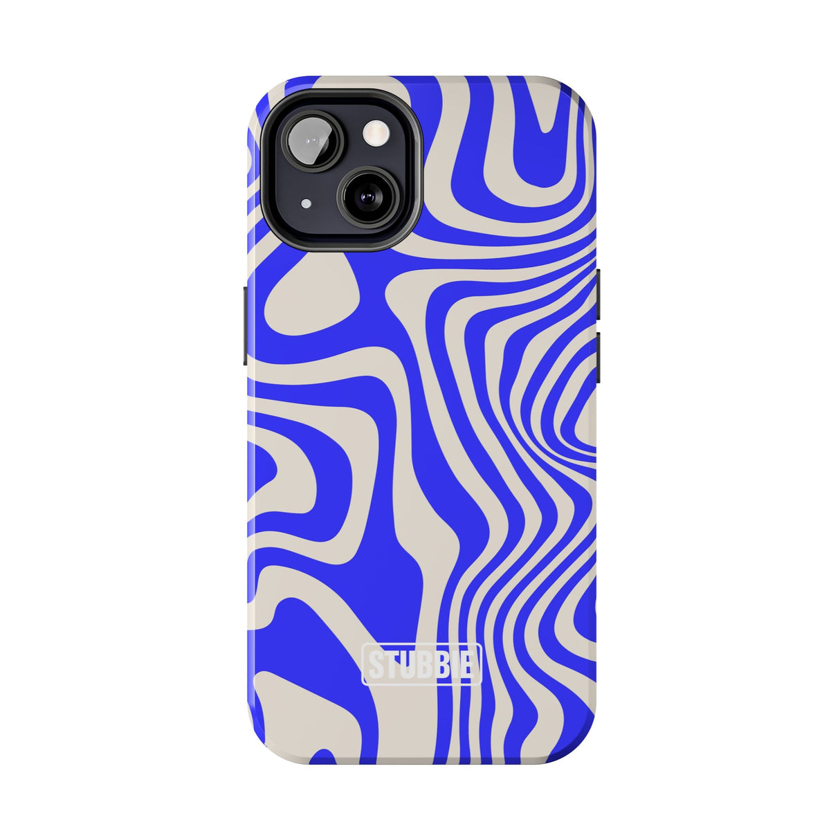 STUBBIE Phone Case for Apple iPhone - Crazy Blue Phone Case
