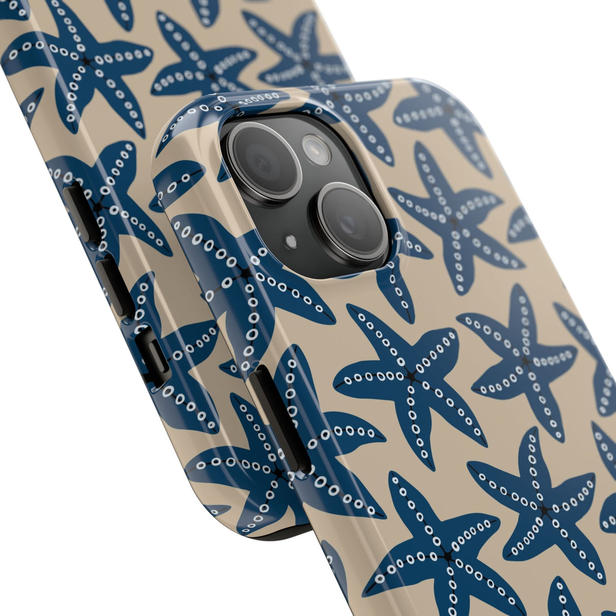 STUBBIE Phone Case for Apple iPhone - Blue Starfish Stubbie