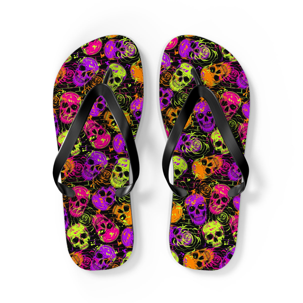 Flip Flops With Skulls