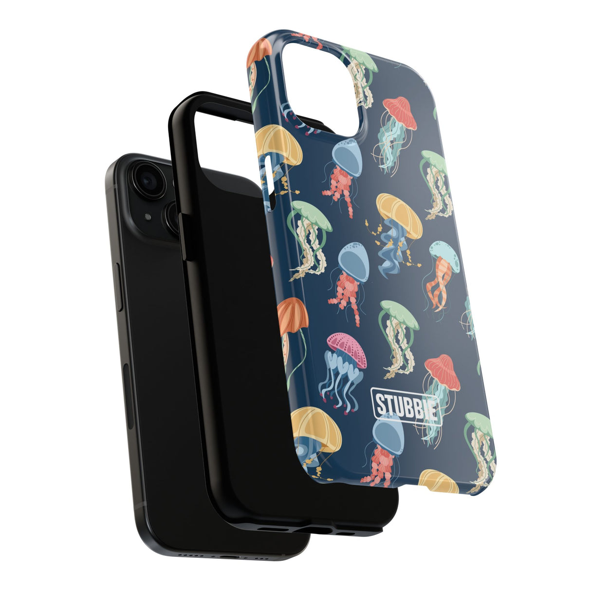 STUBBIE Phone Case for Apple iPhone - Jellyfish Stubbie