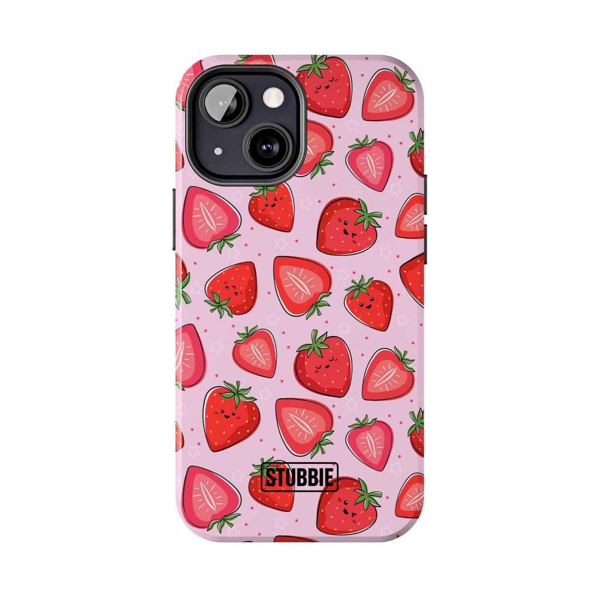 STUBBIE Phone Case for Apple iPhone - Smile Strawberry Phone Case