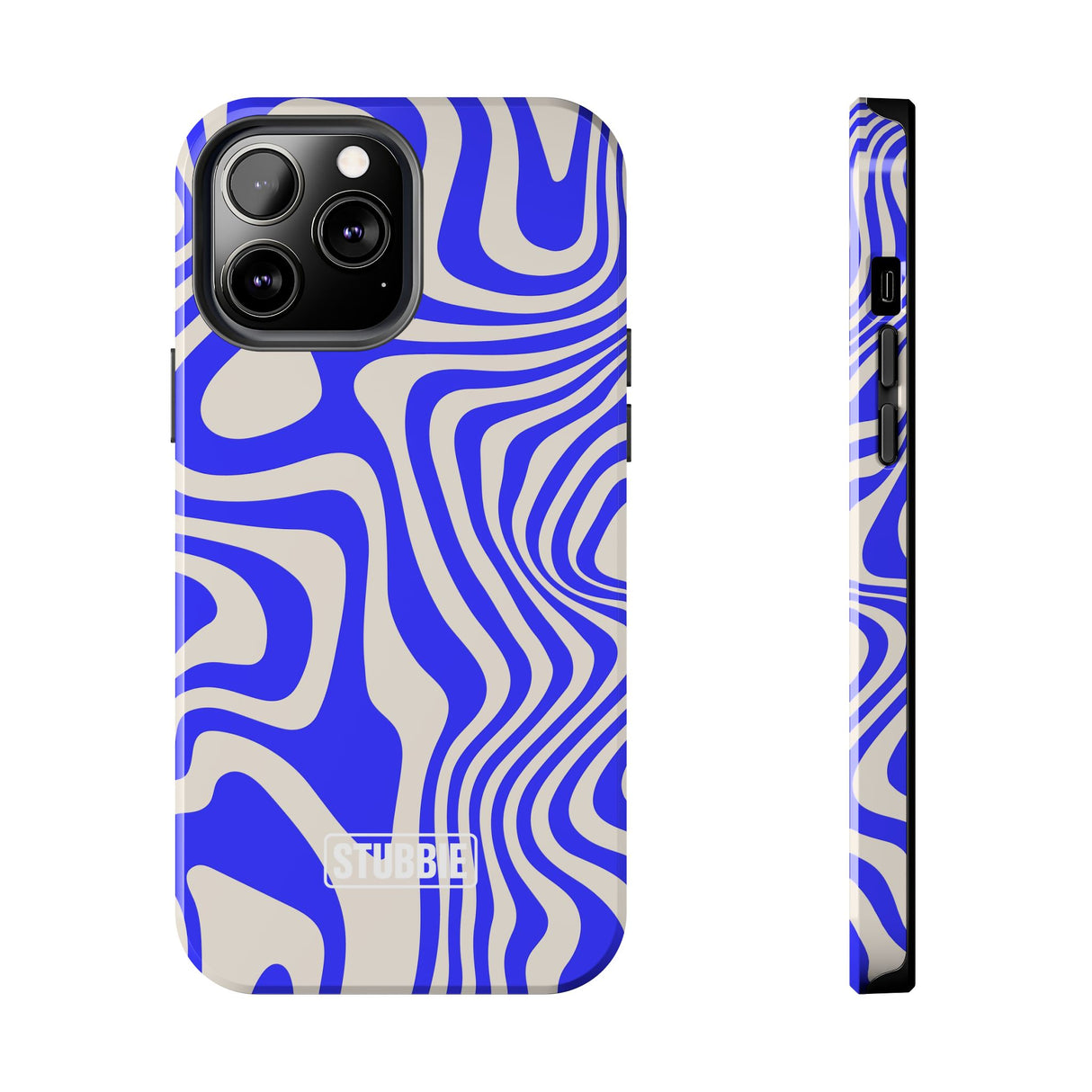 STUBBIE Phone Case for Apple iPhone - Crazy Blue Phone Case