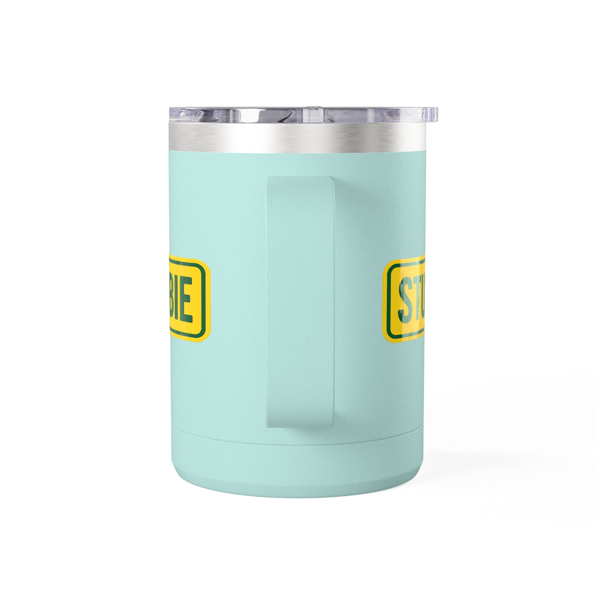 STUBBIE Coffee Mug Tumbler, 15oz - Aussie Yellow Stubbie
