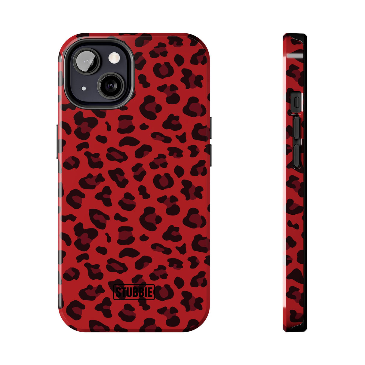STUBBIE Phone Case for Apple iPhone - Red Leopard Phone Case