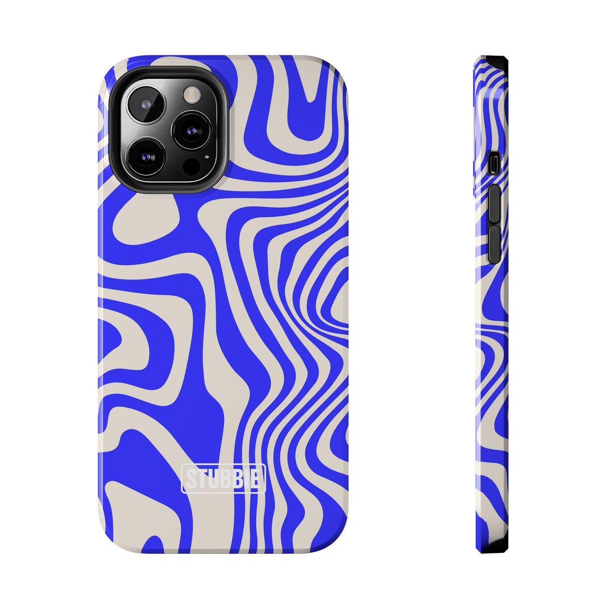 STUBBIE Phone Case for Apple iPhone - Crazy Blue Phone Case