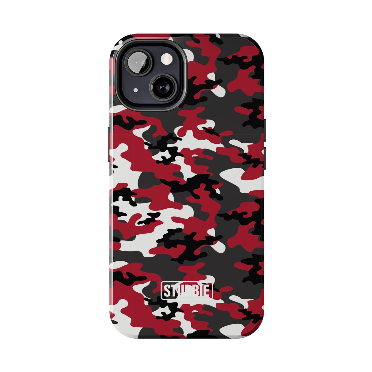 STUBBIE Phone Case for Apple iPhone - Red Camo Phone Case