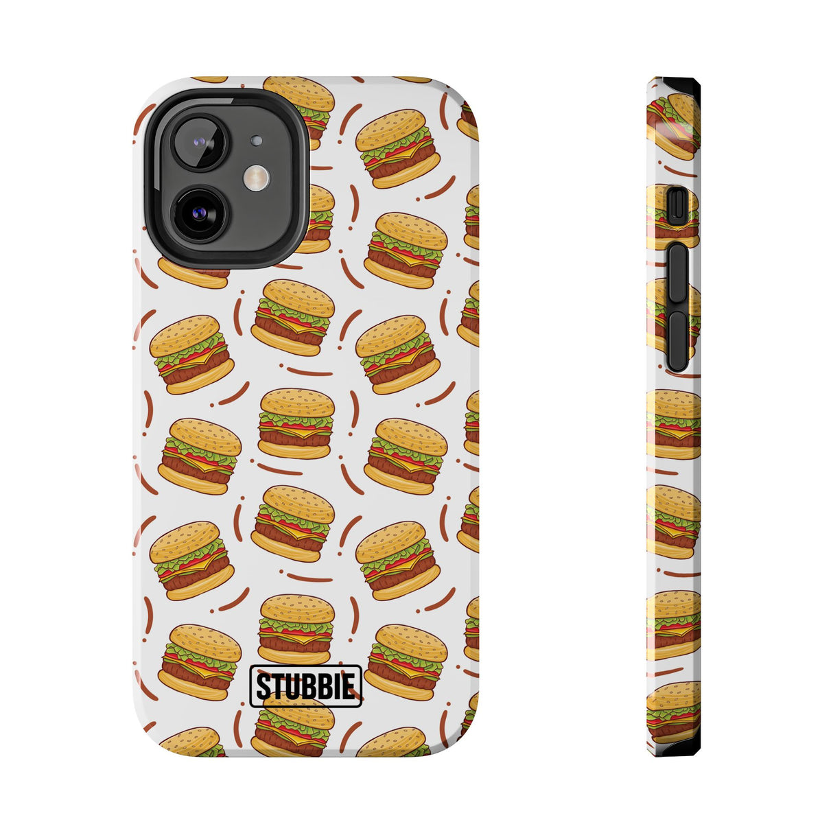 STUBBIE Phone Case for Apple iPhone - Burger Stubbie