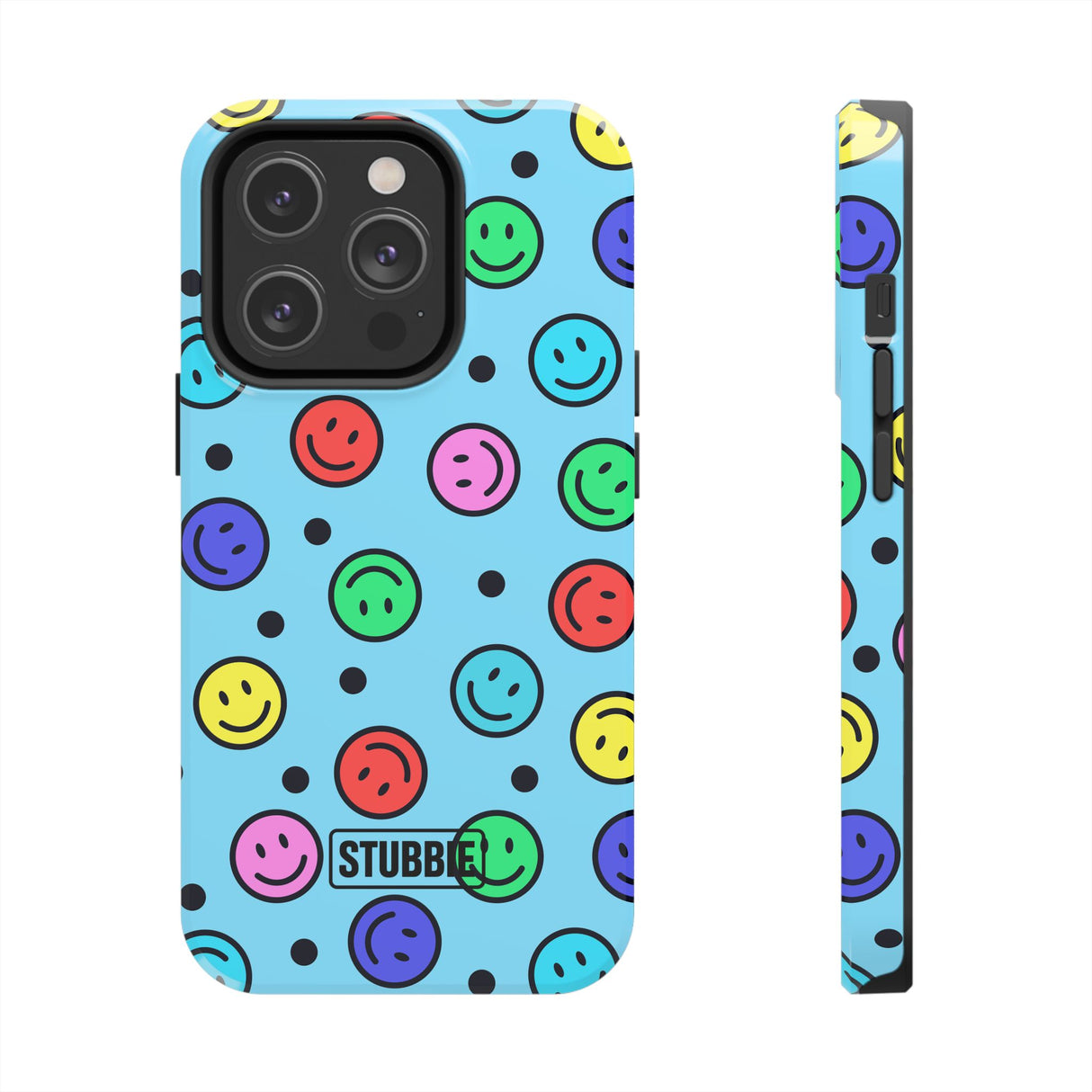 STUBBIE Phone Case for Apple iPhone - Smiley Face Phone Case