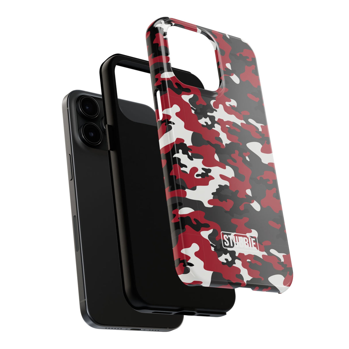 STUBBIE Phone Case for Apple iPhone - Red Camo Phone Case
