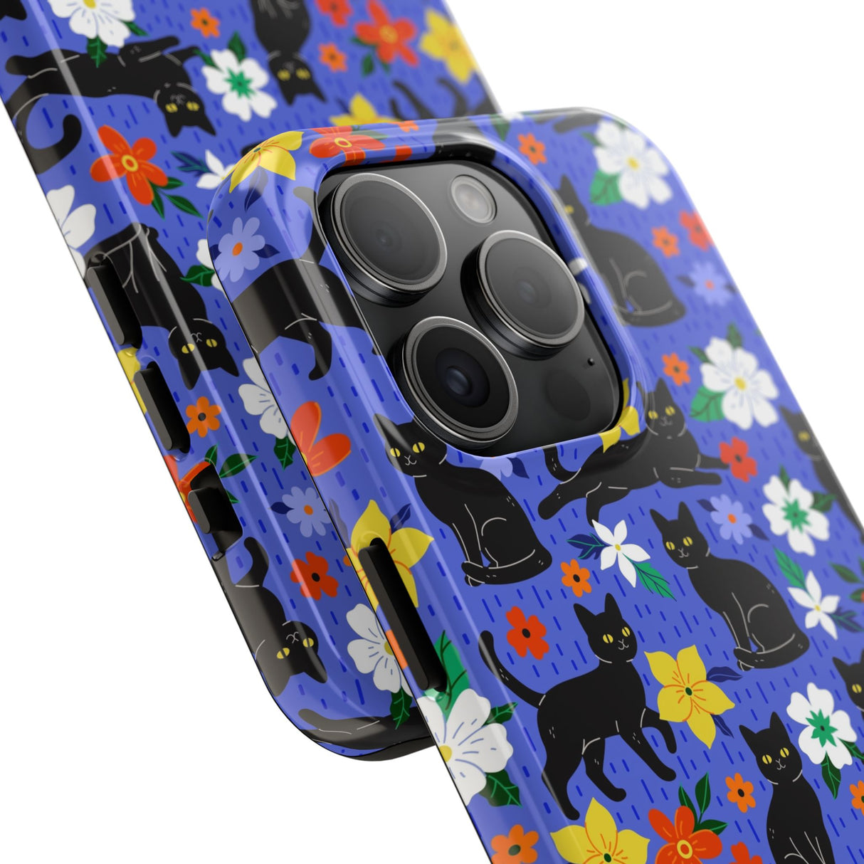 STUBBIE Phone Case for Apple iPhone - Black Cat Phone Case