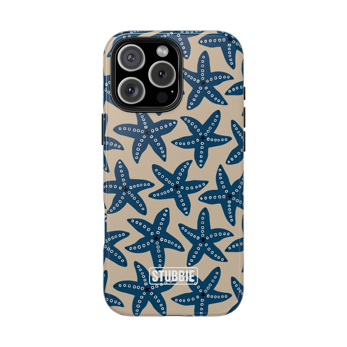 STUBBIE Phone Case for Apple iPhone - Blue Starfish Stubbie