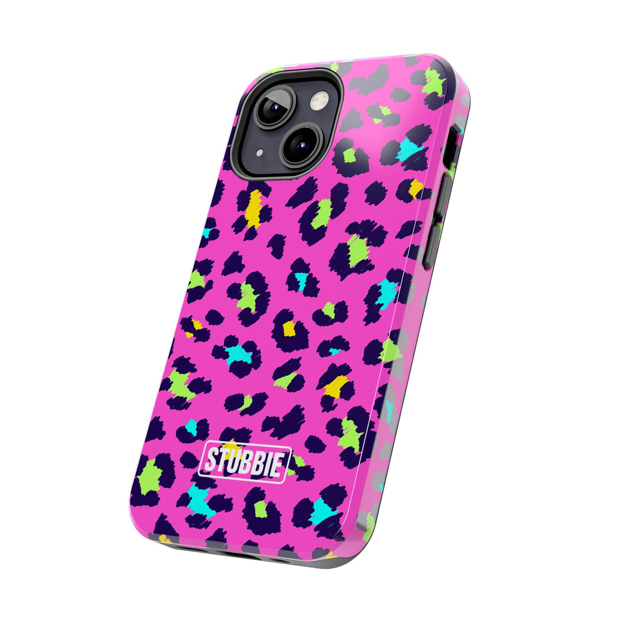 STUBBIE Phone Case for Apple iPhone - Disco Leopard Stubbie