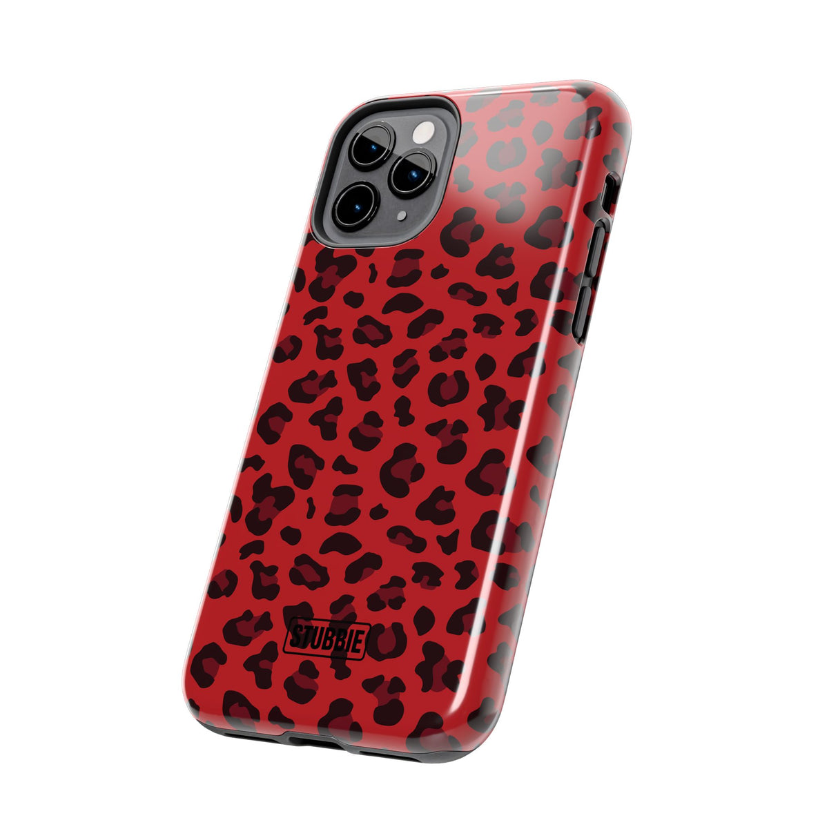 STUBBIE Phone Case for Apple iPhone - Red Leopard Phone Case