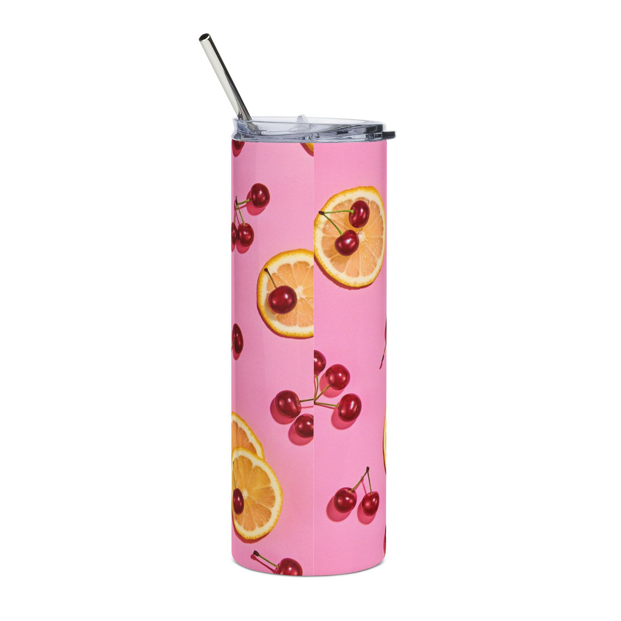 STUBBIE Stainless Steel Tumbler, 20oz - Cherrytastic STUBBIE