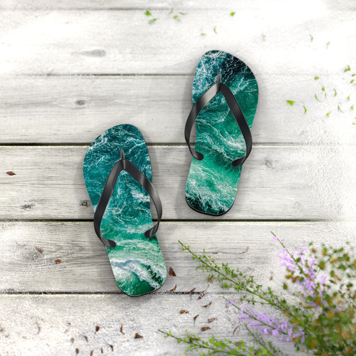 STUBBIE Flip Flops - Making Waves STUBBIE