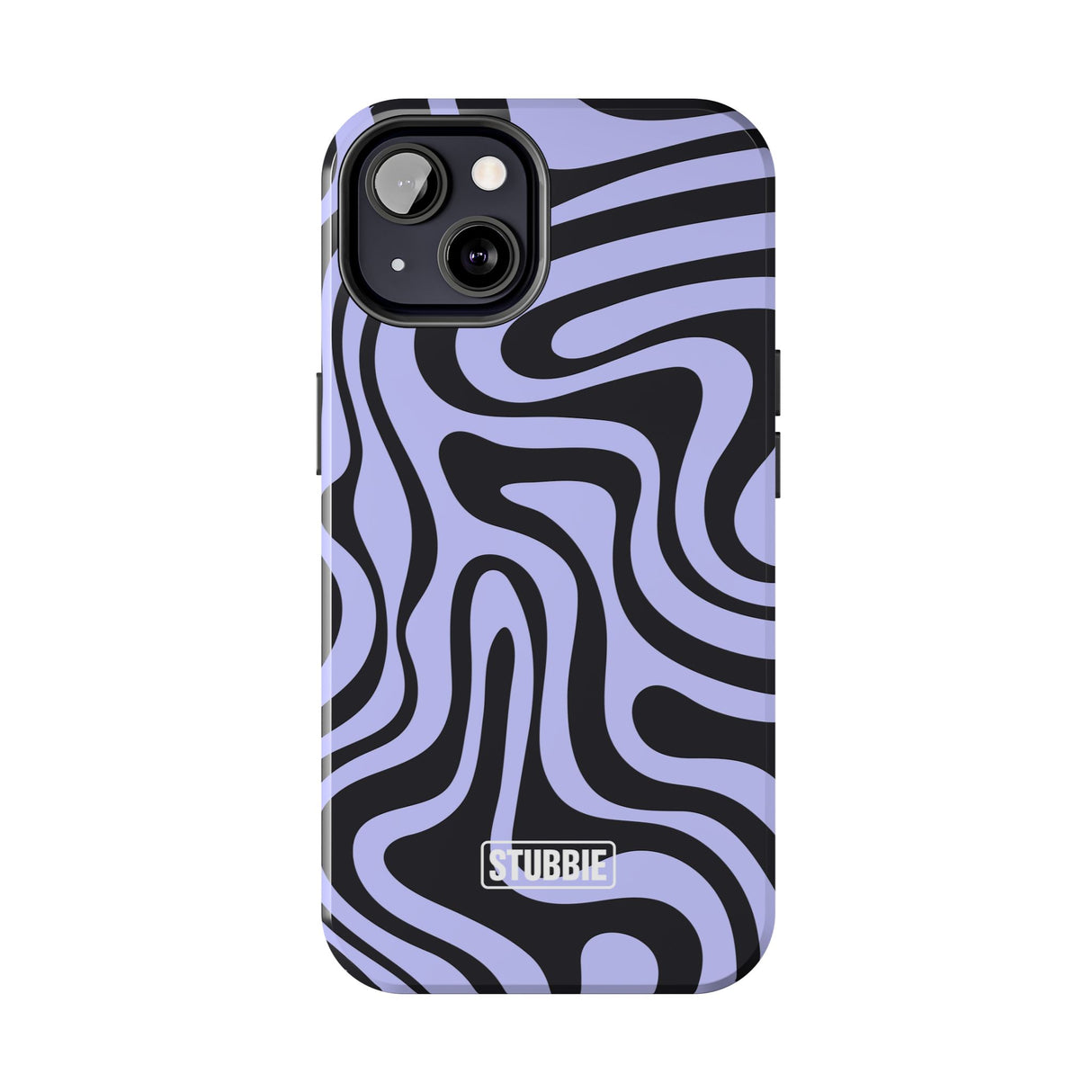 STUBBIE Phone Case for Apple iPhone - Crazy Zebra Stubbie