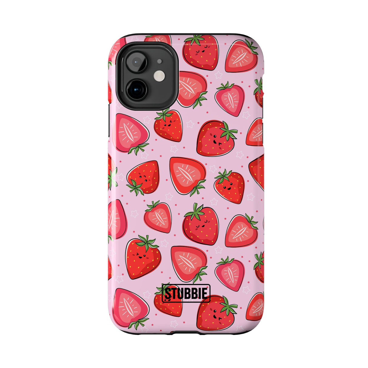 STUBBIE Phone Case for Apple iPhone - Smile Strawberry Phone Case