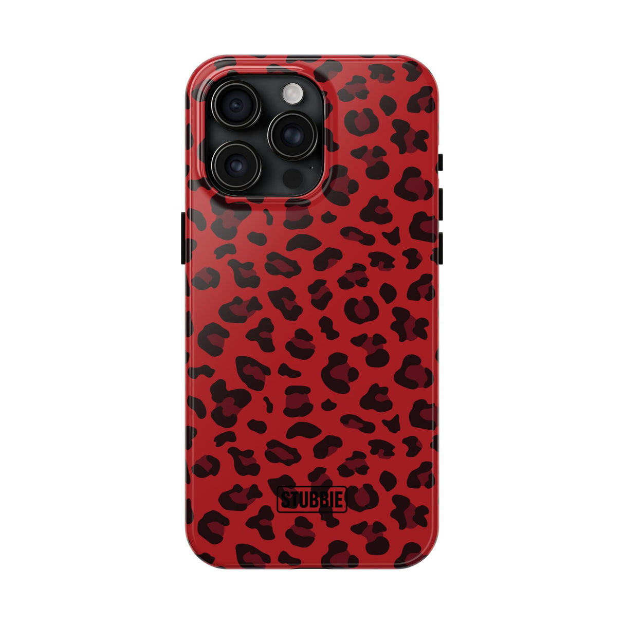 STUBBIE Phone Case for Apple iPhone - Red Leopard Phone Case