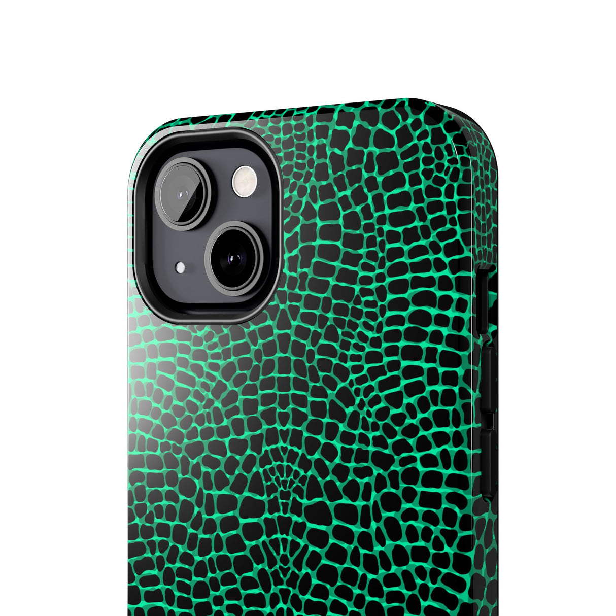 STUBBIE Phone Case for Apple iPhone - Green Croc Phone Case